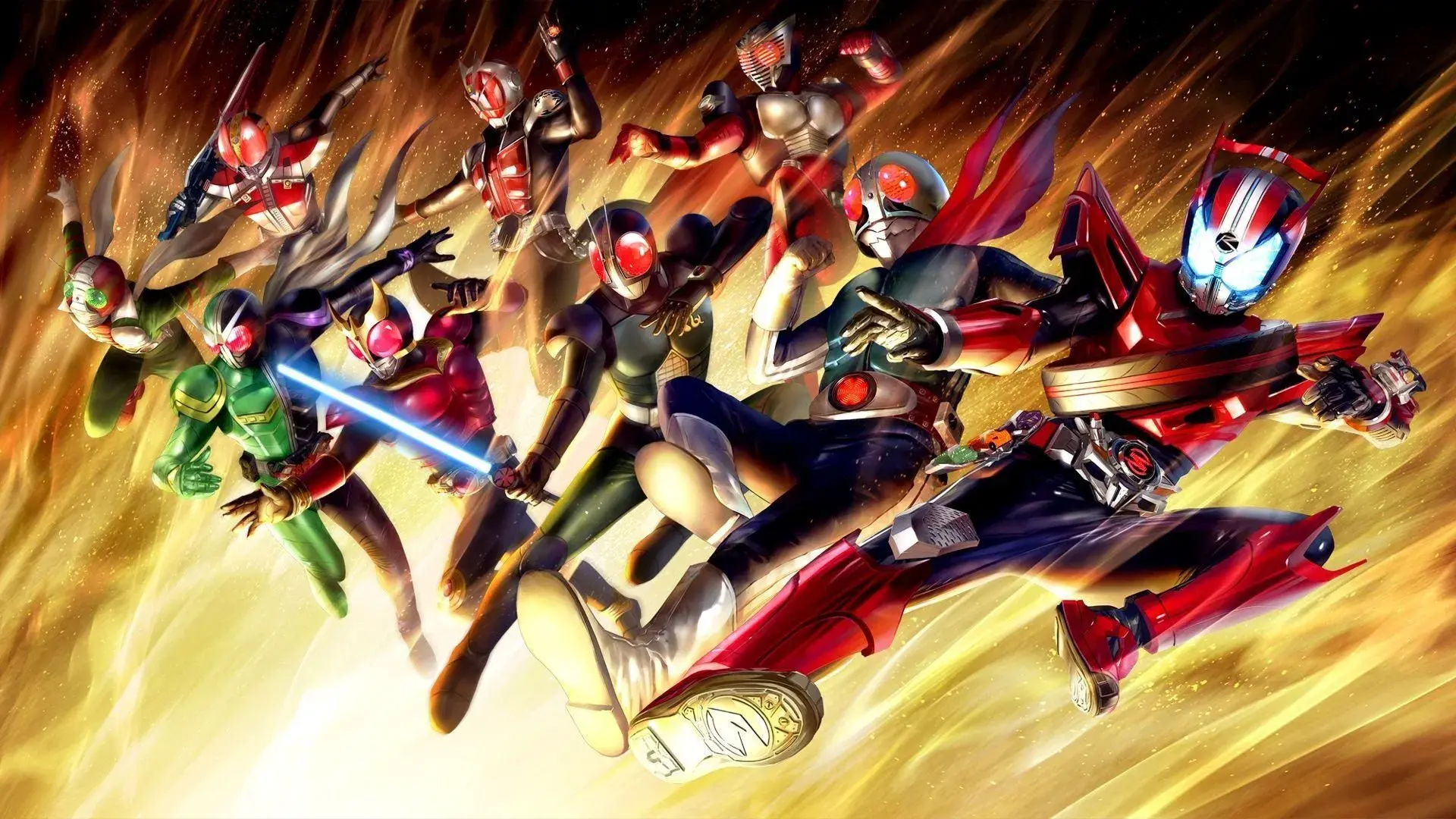 Kamen Rider backdrop
