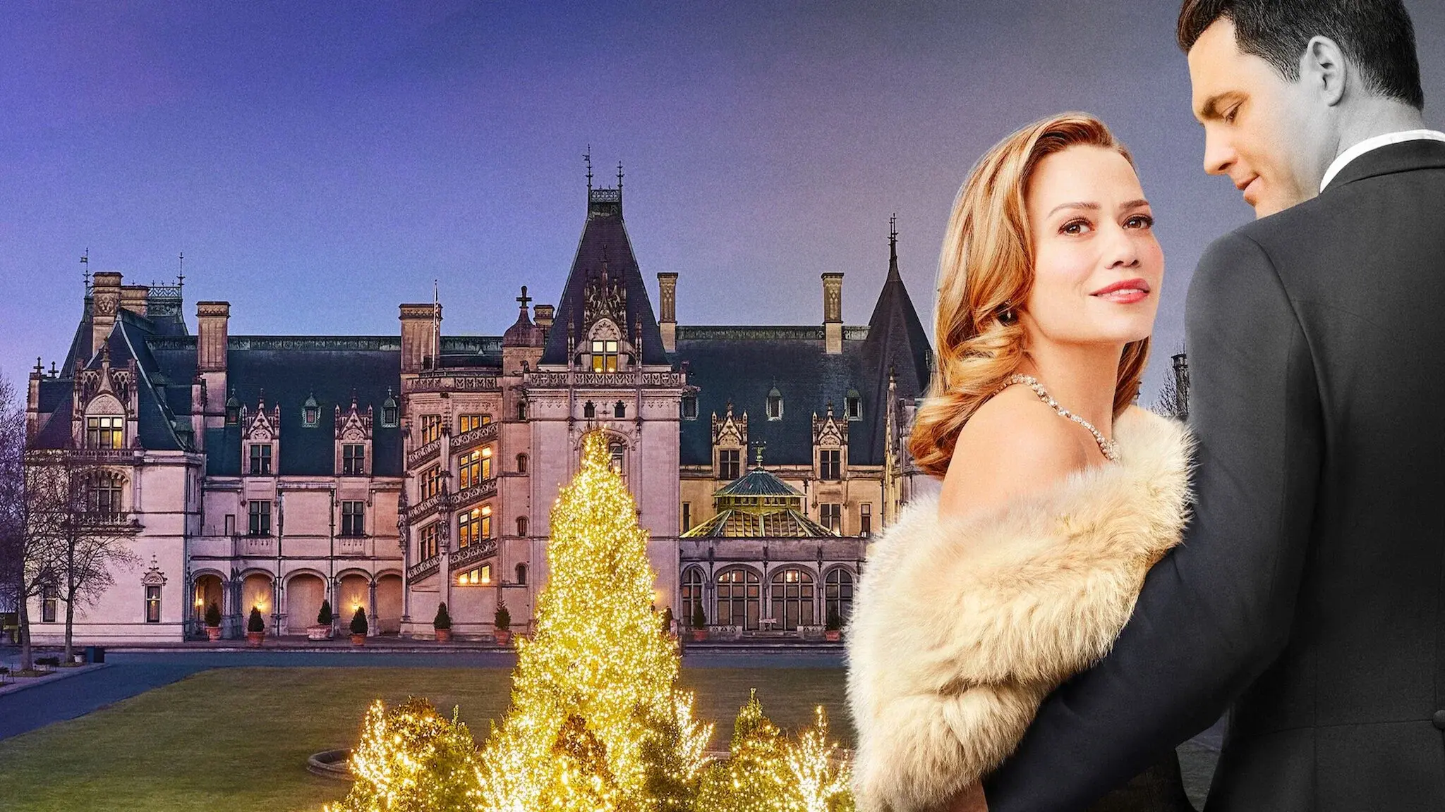 A Biltmore Christmas backdrop