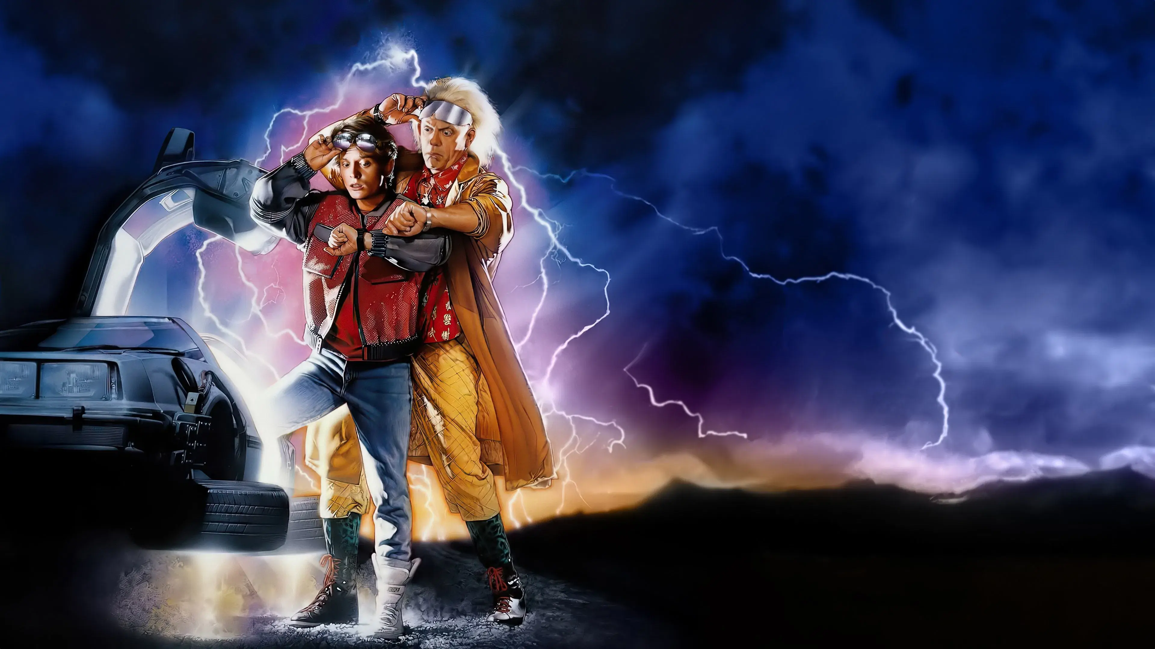 Back to the Future Part II backdrop
