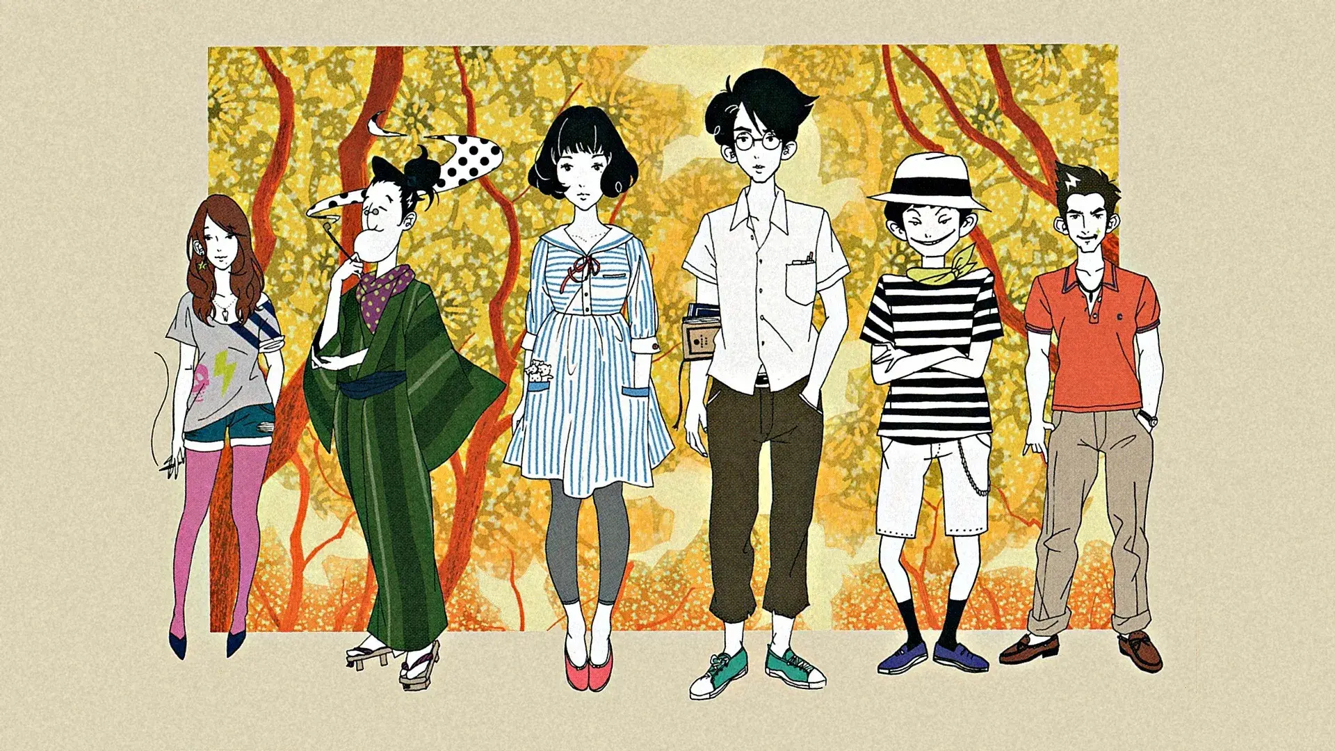 The Tatami Galaxy backdrop