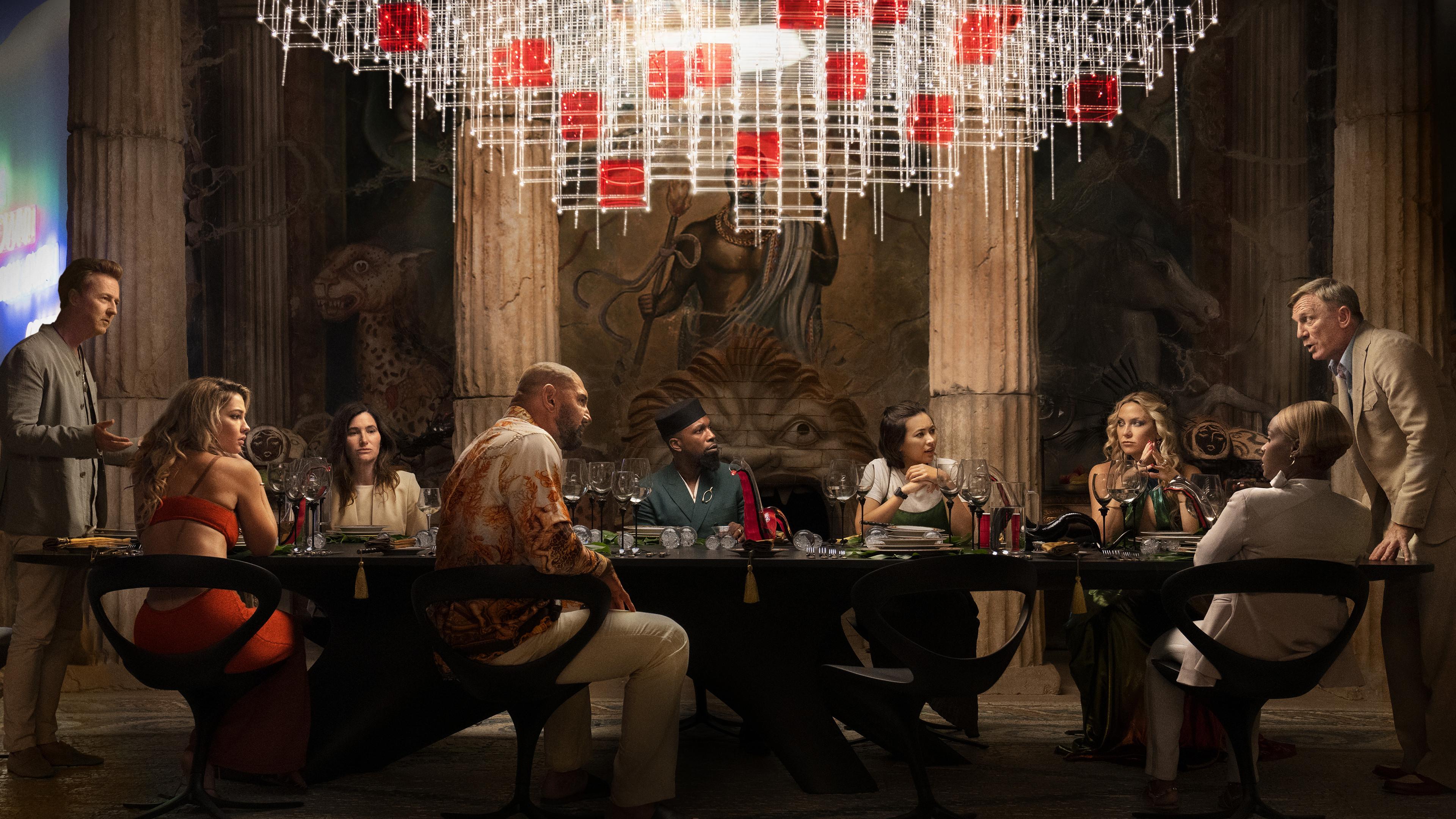 Glass Onion: A Knives Out Mystery backdrop
