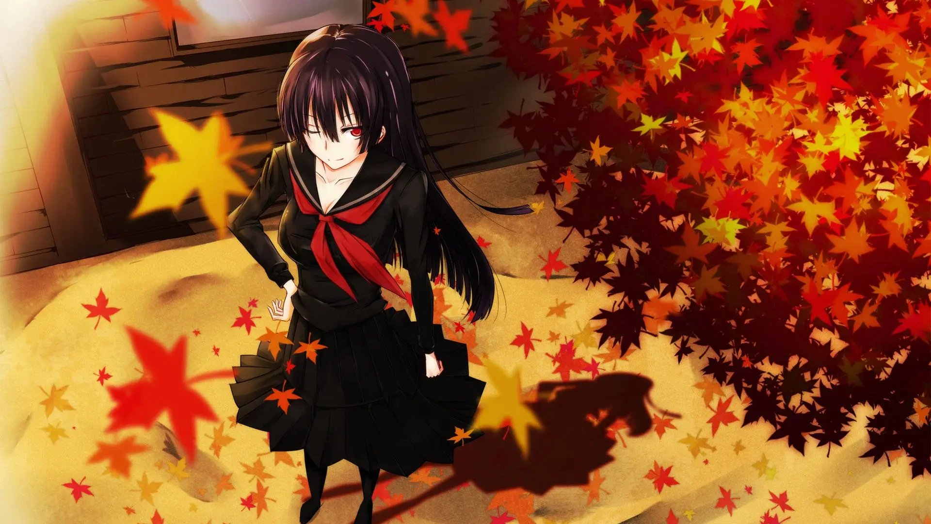 Dusk Maiden of Amnesia backdrop