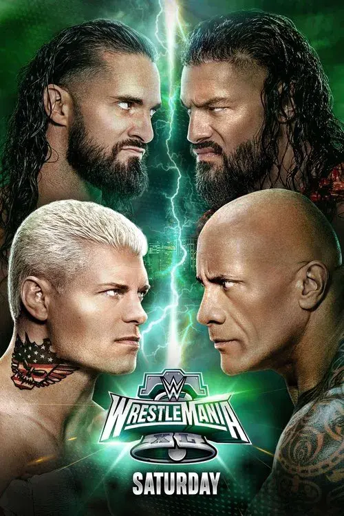 WrestleMania XL Saturday poster