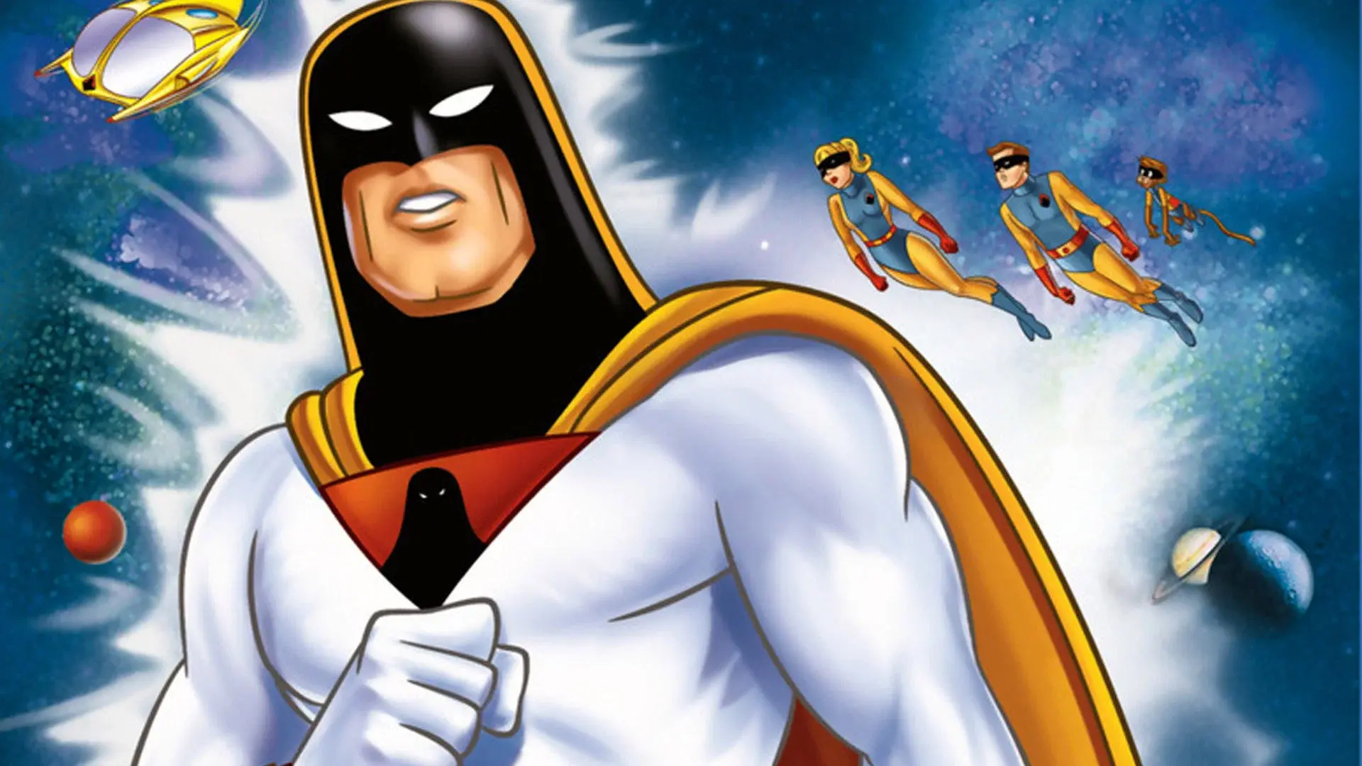 Space Ghost and Dino Boy backdrop
