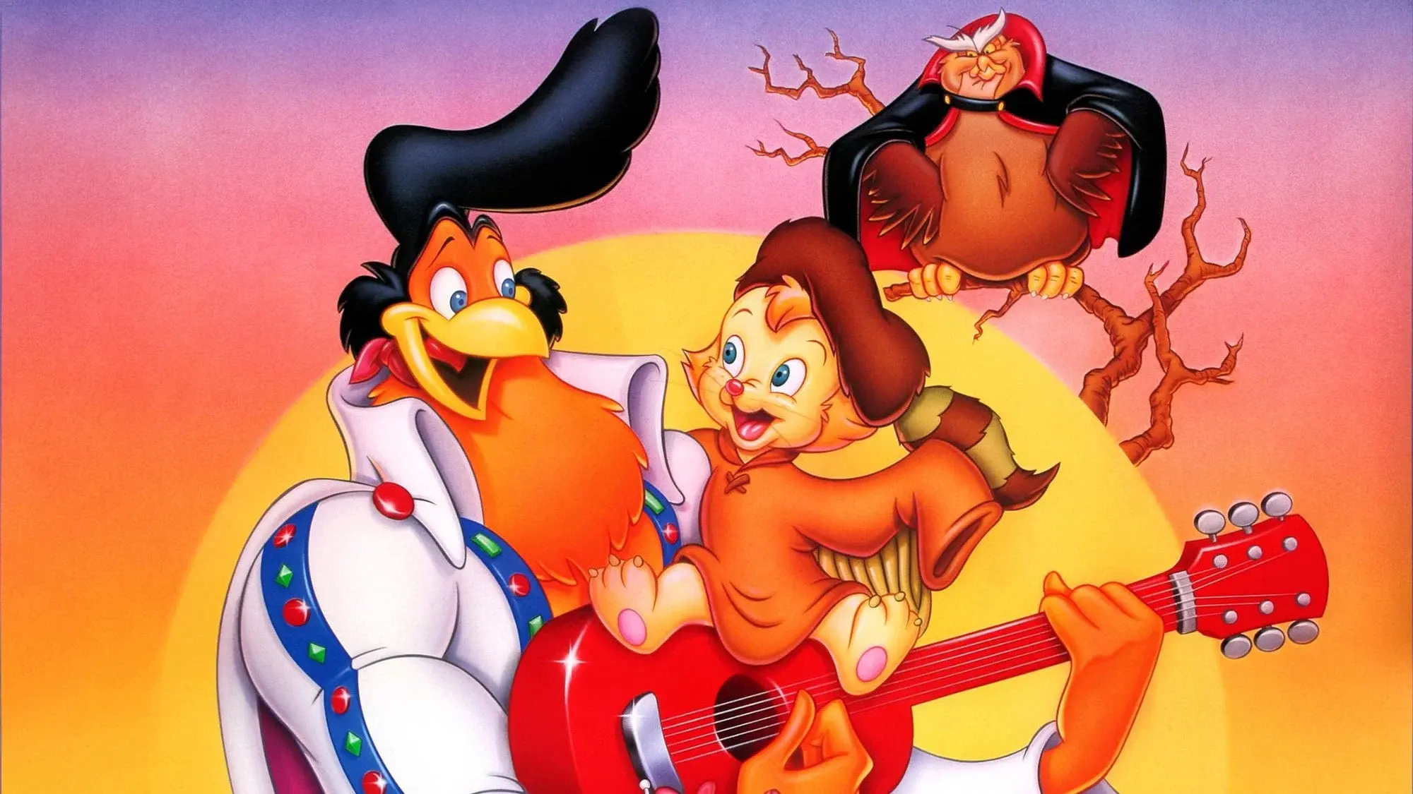 Rock-A-Doodle backdrop