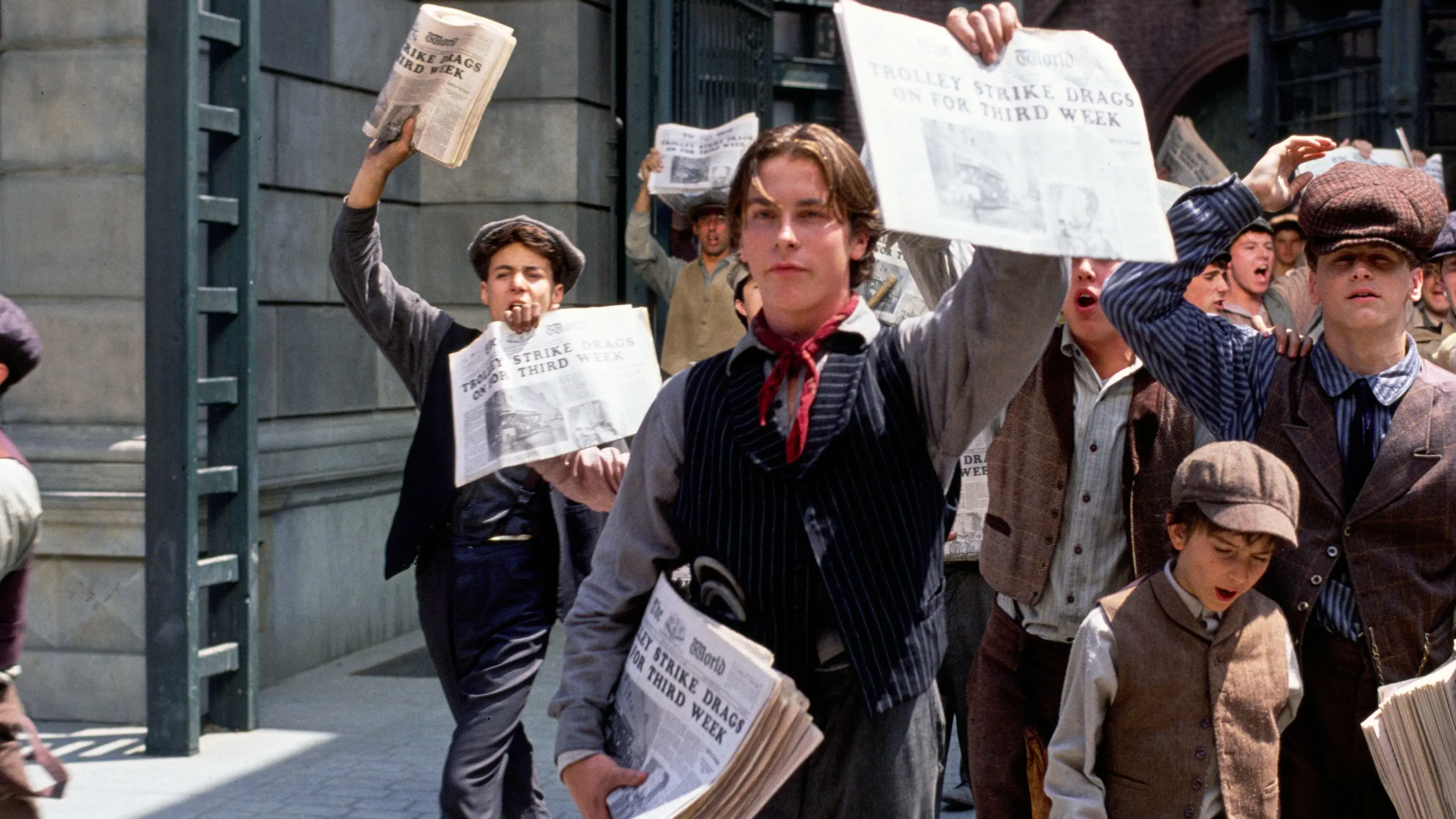 Newsies backdrop