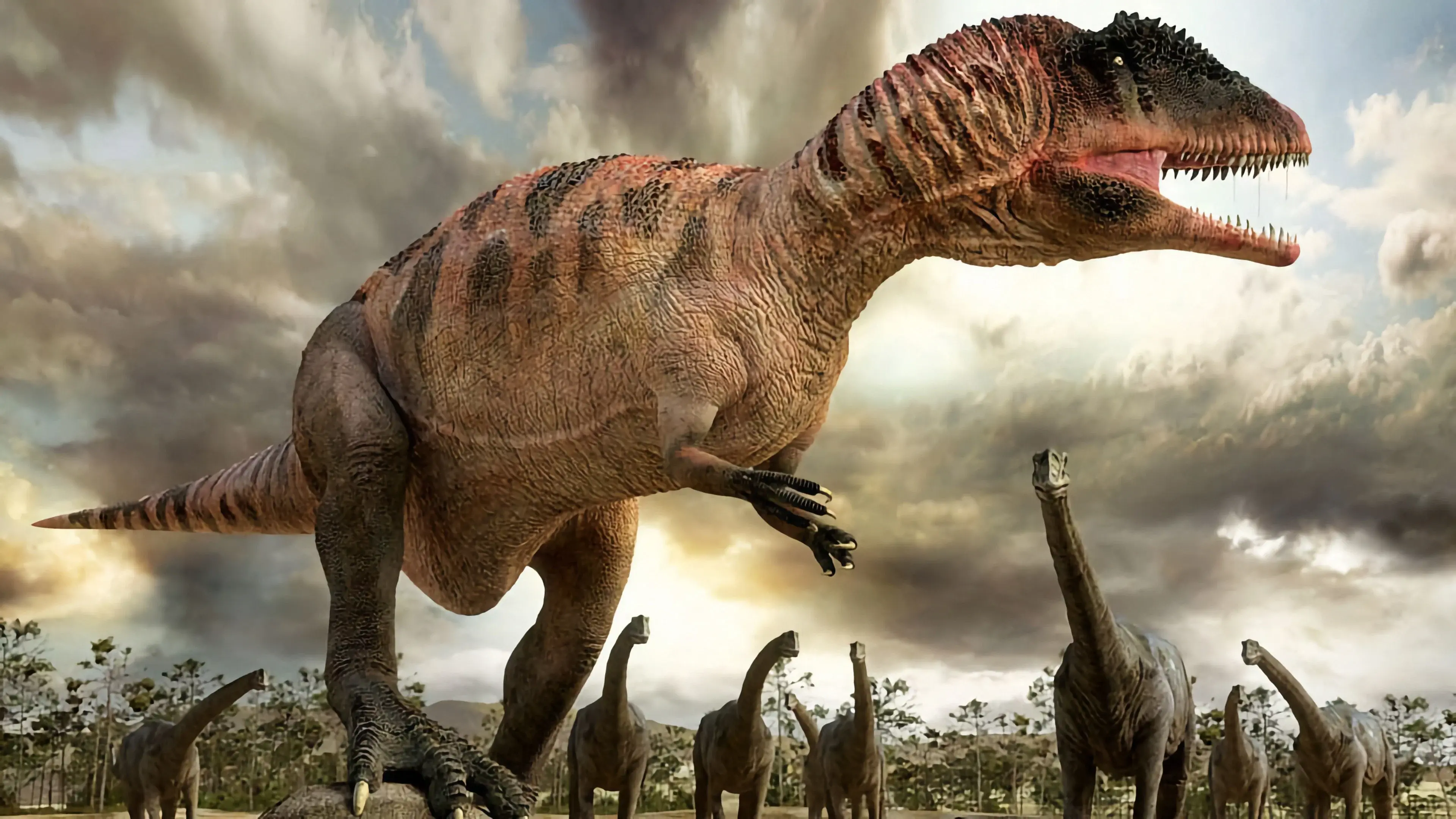 Planet Dinosaur backdrop