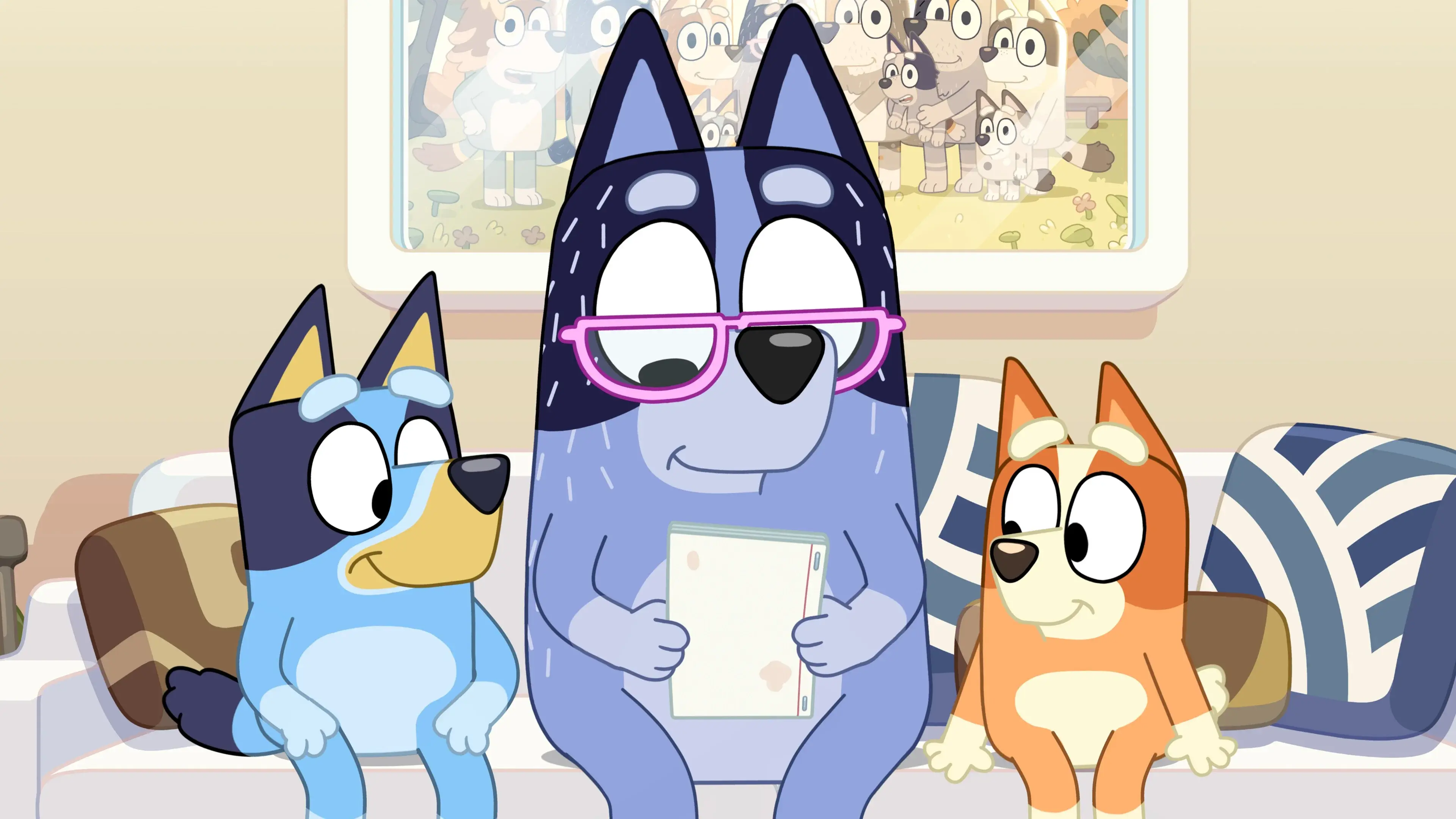 Bluey Minisodes backdrop