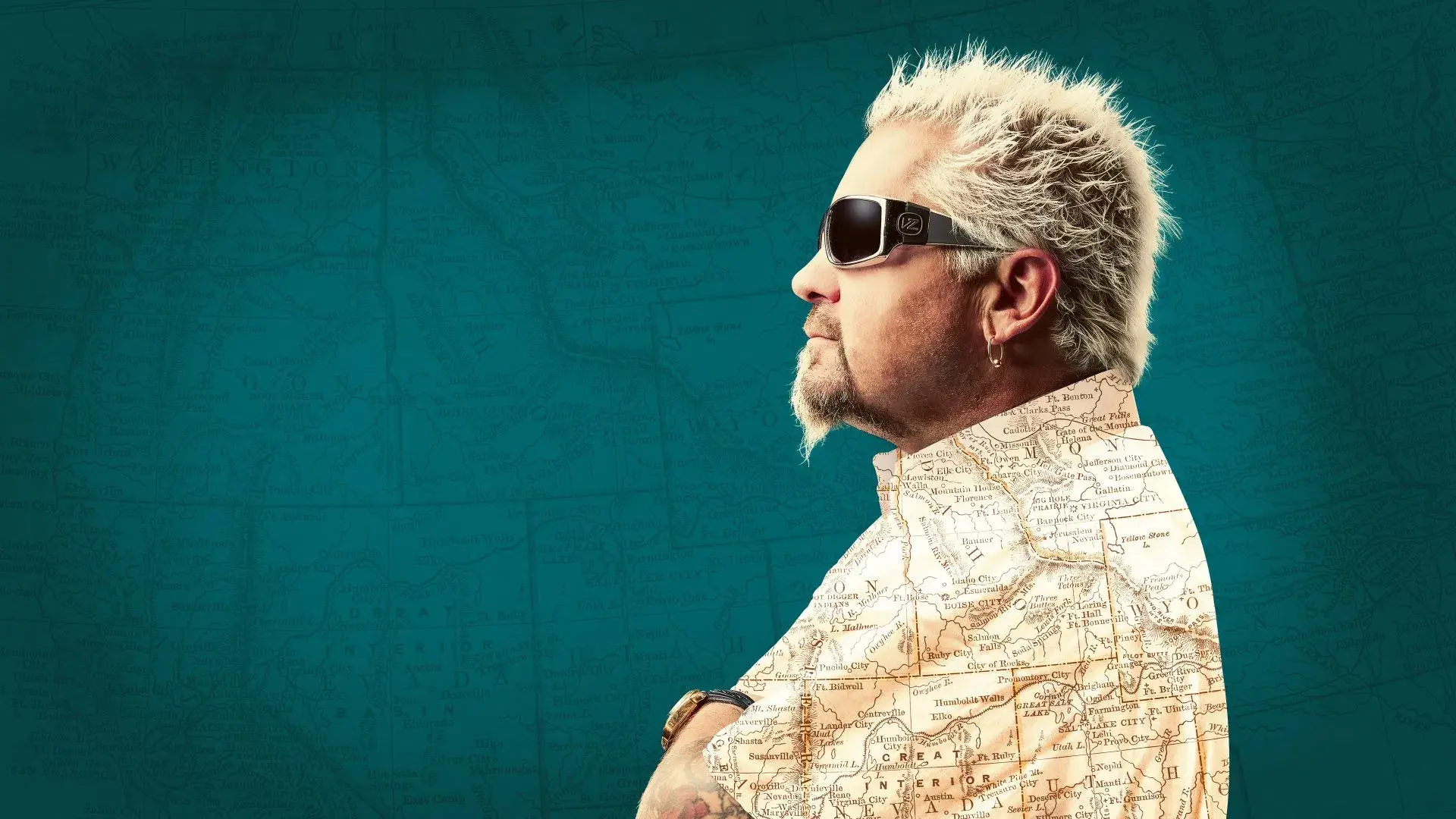 Diners, Drive-Ins and Dives backdrop