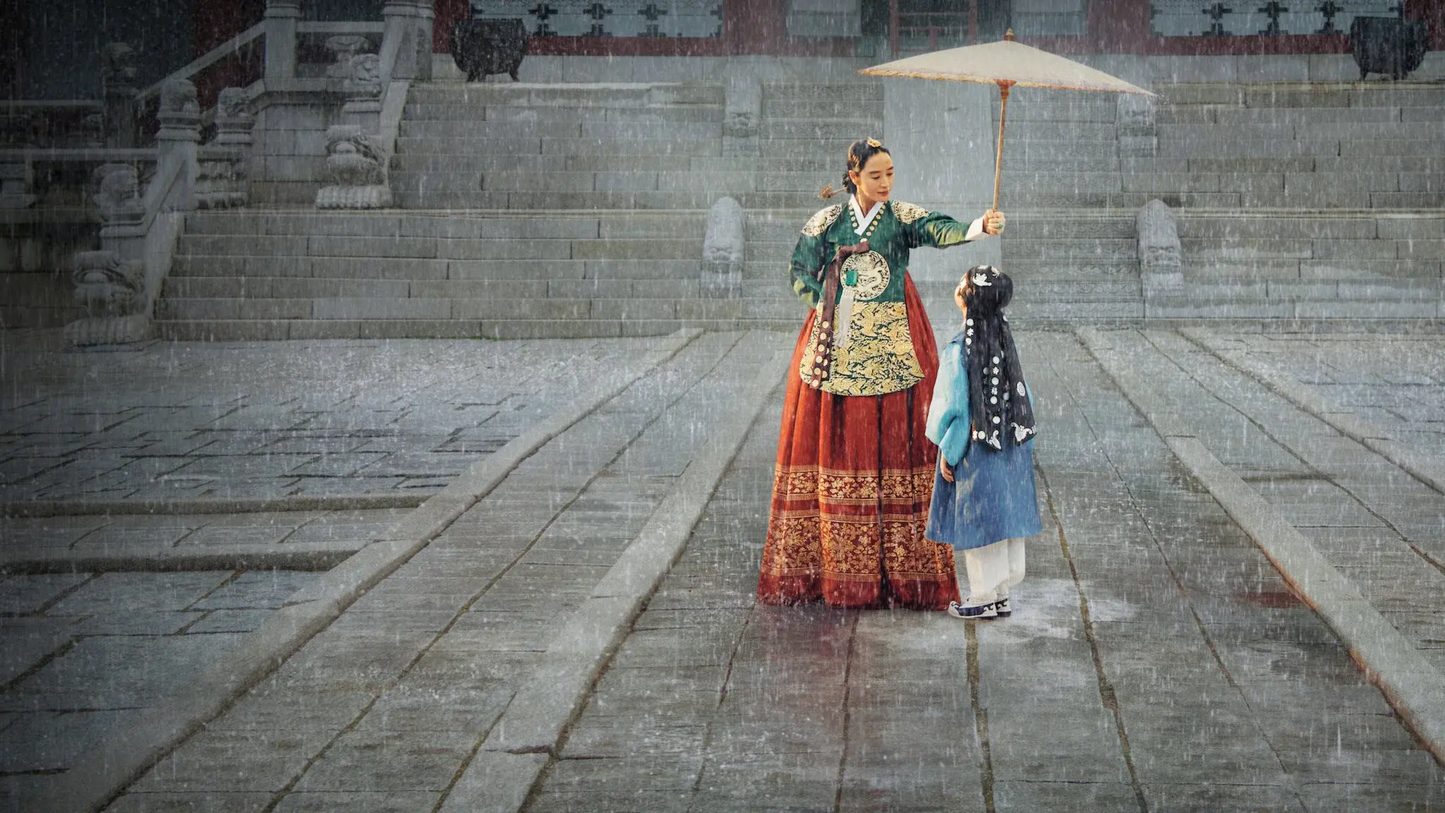 Under the Queen's Umbrella backdrop